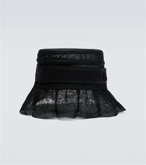 givenchy lace bucket hat|Givenchy official site .